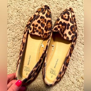 Time & Tru women’s loafers cheetah